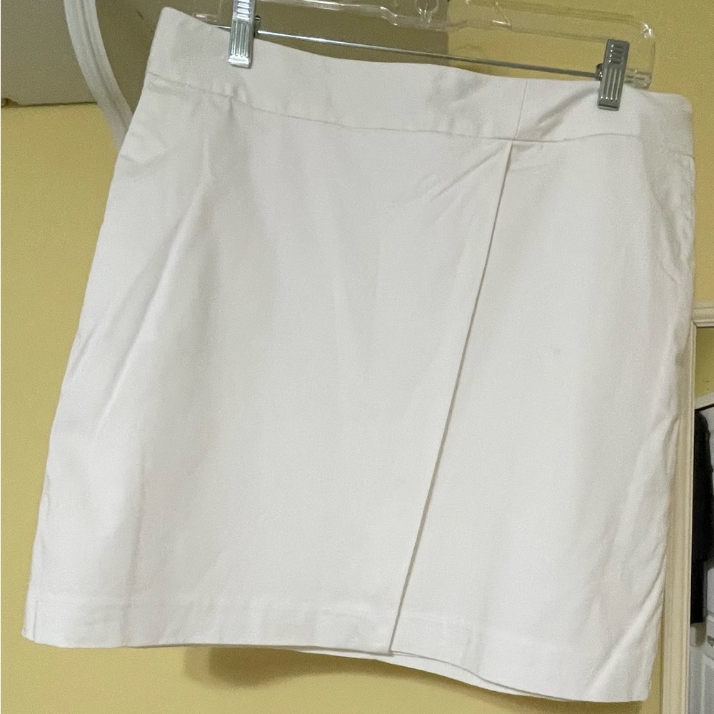 The Limited Lined White Mini Skirt